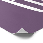 Zuhause Sweet Zuhause Typografy Poster (Ecke)