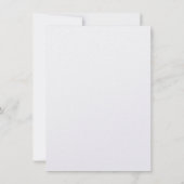 Zuhause Sweet Zuhause Vielen Dank, dass Sie Flachk Dankeskarte (Rückseite)