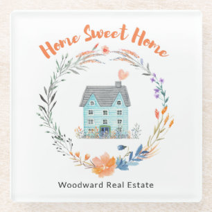 Zuhause Sweet Zuhause Vielen Dank Neue Hausbesitze Glasuntersetzer
