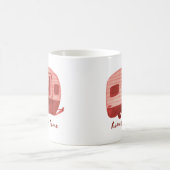 ZUHAUSE SWEET ZUHAUSE Vintage Anhänger Wasserfarbi Kaffeetasse (Mittel)