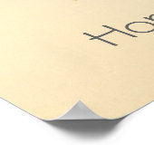 Zuhause, Sweet Zuhause Vintage Blume Poster (Ecke)