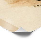 Zuhause Sweet Zuhause von Louis Wain. Schwarze Kat Poster (Ecke)