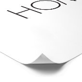 Zuhause Sweet Zuhause, Wall Art Print, Typografy P Poster (Ecke)