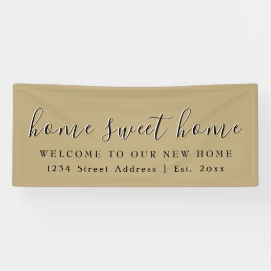 Zuhause Sweet Zuhause | Welcome Housewarming Party Banner (Horizontal)