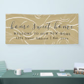Zuhause Sweet Zuhause | Welcome Housewarming Party Banner (Messe)