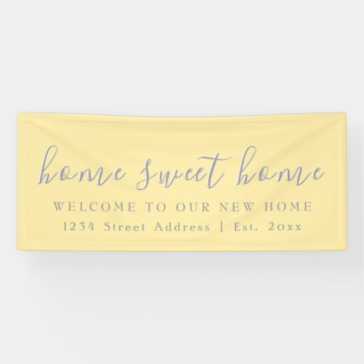 Zuhause Sweet Zuhause | Welcome Housewarming Party Banner (Horizontal)