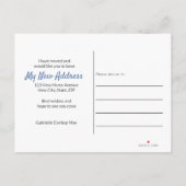 Zuhause Sweet Zuhause White Picket Zaun Ich habe b Ankündigungspostkarte (Rückseite)