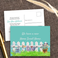 Zuhause Sweet Zuhause White Picket Zaun neue Adres