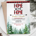 Zuhause sweet Zuhause Winter Lumberjack House Erwä Einladung<br><div class="desc">Zuhause sweet Zuhause Winter Lumberjack House Erwärmung</div>