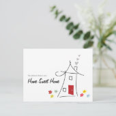 Zuhause Sweet Zuhause Wir haben die Postkarte vers (Stehend Vorderseite)