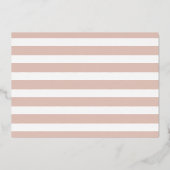 Zuhause Sweet Zuhause - Wir haben die rosa Wasserf Folieneinladung (Rückseite)