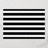 Zuhause Sweet Zuhause Wir haben die schwarze Aquar Folieneinladung (Rückseite)