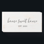 Zuhause Sweet Zuhause Wooden Box-Zeichen Holzkisten Schild<br><div class="desc">Mehr Bauerndekoration im Little Bayleigh Store!</div>