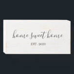 Zuhause Sweet Zuhause Wooden Box-Zeichen Holzkisten Schild<br><div class="desc">Mehr Bauerndekoration im Little Bayleigh Store!</div>