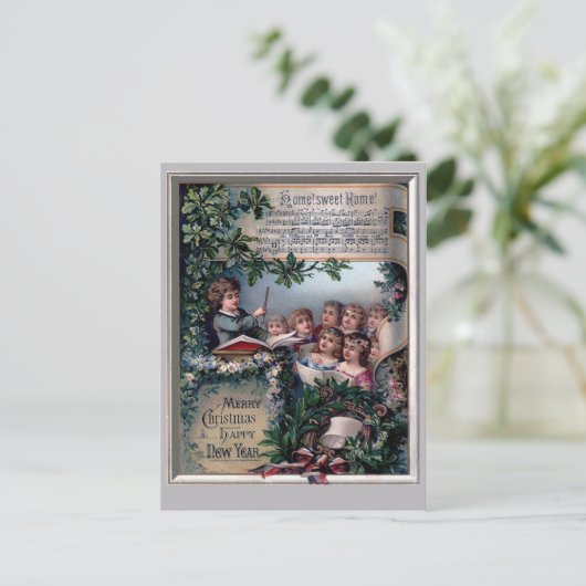 Zuhause Sweet Zuhause zu Weihnachten (Stehend Vorderseite)