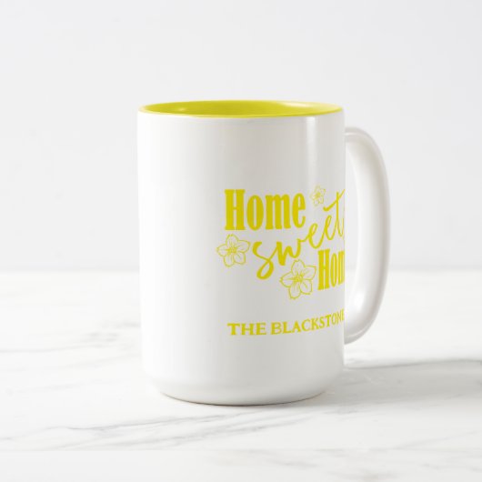 Zuhause Sweet Zuhause Zweifarbige Tasse (VorderseiteRechts)