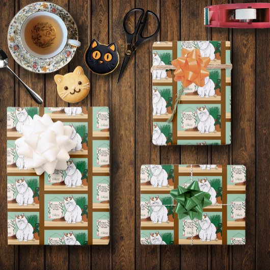 Zuhause Swety Kitty Zuhause Geschenkpapier Set