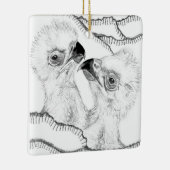 ZUHAUSE SWFL EAGLE NEST VIPS SEHR WICHTIGE PATIENT KERAMIKORNAMENT (Rechts)