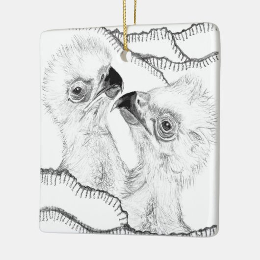 ZUHAUSE SWFL EAGLE NEST VIPS SEHR WICHTIGE PATIENT KERAMIKORNAMENT (Links)