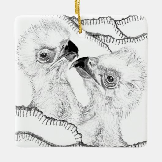 ZUHAUSE SWFL EAGLE NEST VIPS SEHR WICHTIGE PATIENT KERAMIKORNAMENT (Vorderseite)