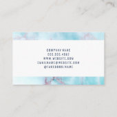 Zuhause-Symbol für Real Anwesen | Ocean Granite Visitenkarte (Rückseite)