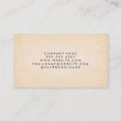 Zuhause-Symbol für Real Anwesen | Papiertextur Visitenkarte (Rückseite)