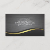 Zuhause-Symbol | Hintergrund für metallisch gebürs Visitenkarte (Rückseite)