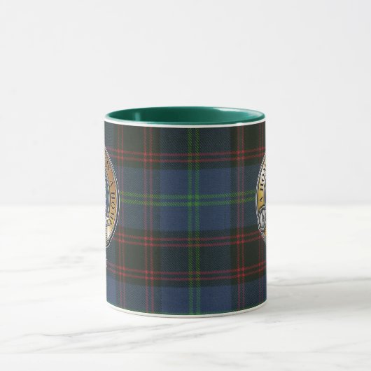 Zuhause Tartan & Abzeichen Tasse (Zentrum)