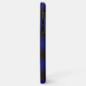 Zuhause tartan blau kariert Case-Mate iPhone hülle (Hinten/Links)