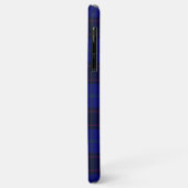 Zuhause tartan blau kariert Case-Mate iPhone hülle (Hinten/Links)