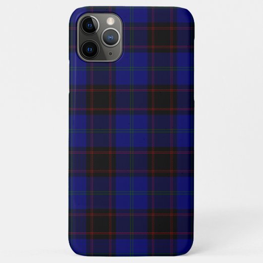 Zuhause tartan blau kariert Case-Mate iPhone hülle (Rückseite)