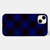 Zuhause tartan blau kariert Case-Mate iPhone hülle (Rückseite (Horizontal))