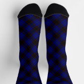 Zuhause tartan blau kariert socken (Oben)