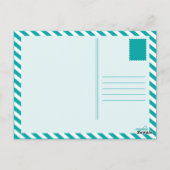 Zuhause-Taste Postkarte (Rückseite)