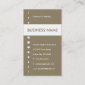 Zuhause-Taste Visitenkarte (Rückseite)