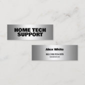 Zuhause-Tech-Support Mini Visitenkarte (Vorne/Hinten)