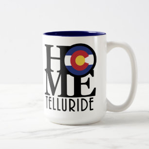 ZUHAUSE Telluride Colorado 15oz Zweifarbige Tasse