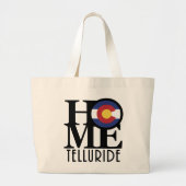 ZUHAUSE Telluride Colorado Jumbo Stoffbeutel (Vorne)