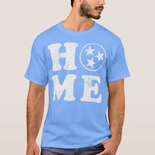 Zuhause Tennessee Flag Orange T-Shirt