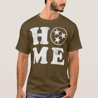Zuhause Tennessee Flag Orange T-Shirt