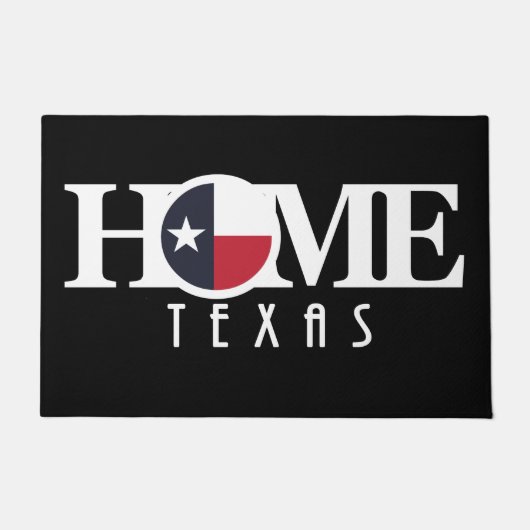 ZUHAUSE Texas Fußmatte (Vorderseite)