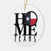 ZUHAUSE Texas Keramik Ornament (Links)