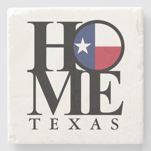 ZUHAUSE Texas Stone Untersetzer (Vorderseite)