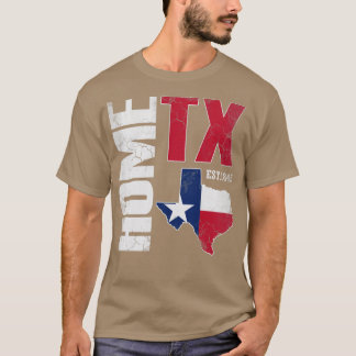 Zuhause Texas Texan Vintage Liebe T-Shirt