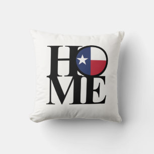 ZUHAUSE Texas Throw Kissen 16 Zoll x 16 Zoll