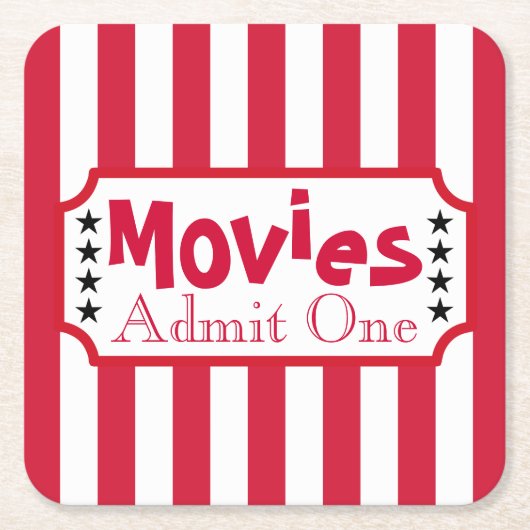 Zuhause Theater Kinofilm Untersetzer (Vorderseite)