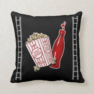 Zuhause-Theaterthrow-Kissen mit Popcorn Kissen