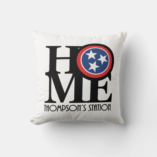 ZUHAUSE Thompsons Station Tennessee Kissen (Vorderseite)