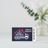 Zuhause-Transport auf Drahtgitter Visitenkarte (Stehend Vorderseite)