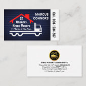 Zuhause-Transport auf Drahtgitter Visitenkarte (Vorne/Hinten)